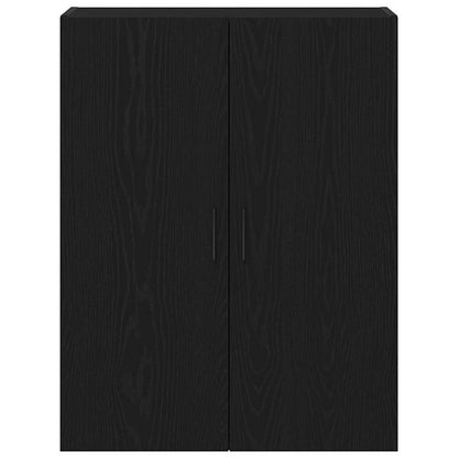 Mobile a muro Rovere nero 69.5 x 34 x 90 cm Legno multistrato