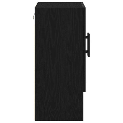 Mobile a muro Rovere Nero 60 x 31 x 70 cm Legno multistrato | homemem39