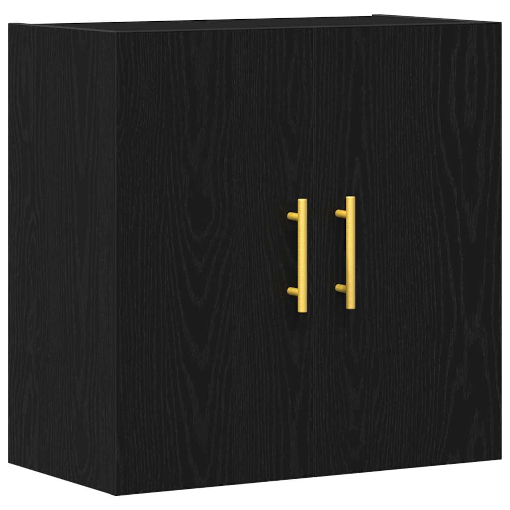 Mobile a muro Rovere Nero 60 x 31 x 70 cm Legno multistrato | homemem39