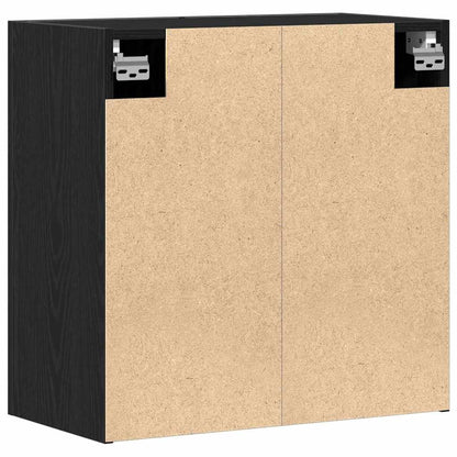 Mobile a muro Rovere Nero 60 x 31 x 70 cm Legno multistrato | homemem39