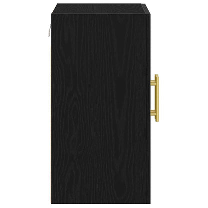 Mobile a muro Rovere Nero 60 x 31 x 70 cm Legno multistrato | homemem39