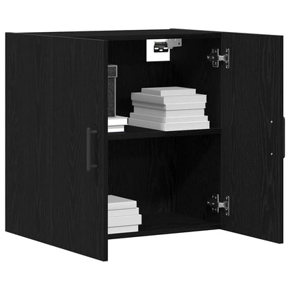 Mobile a muro Rovere Nero 60 x 31 x 60 cm Legno multistrato | homemem39