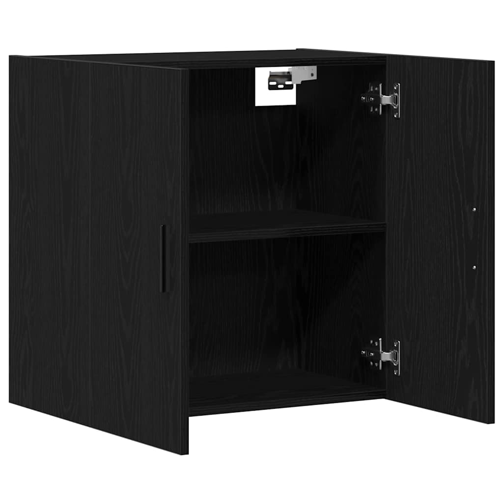 Mobile a muro Rovere Nero 60 x 31 x 60 cm Legno multistrato | homemem39
