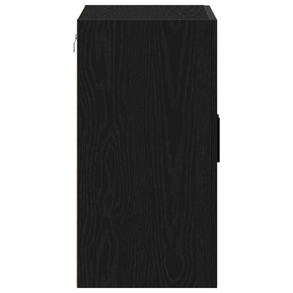 Mobile a muro Rovere Nero 60 x 31 x 60 cm Legno multistrato | homemem39