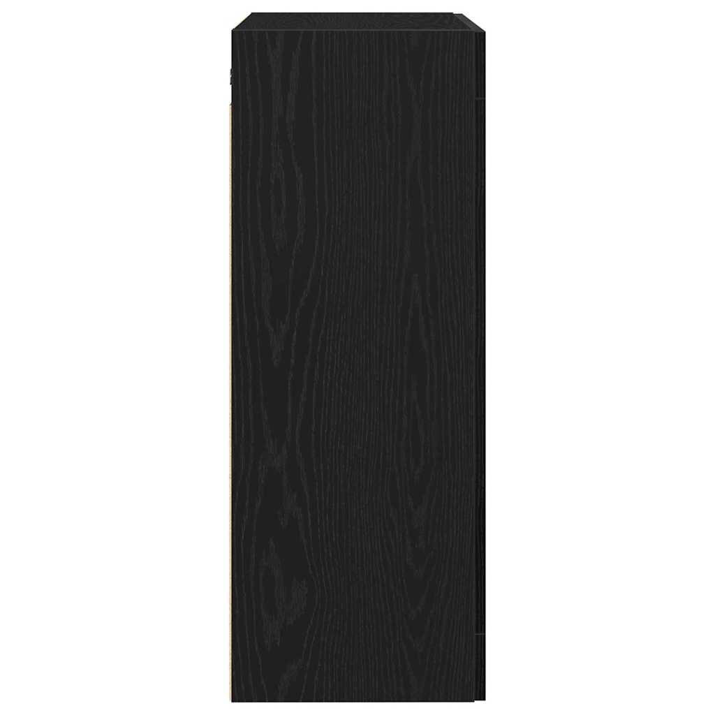 Mobile a muro Rovere nero 69.5 x 34 x 90 cm Legno multistrato