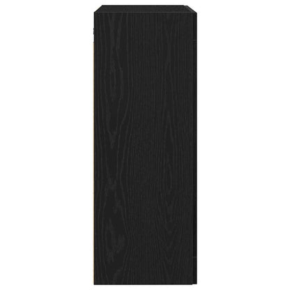 Mobile a muro Rovere nero 69.5 x 34 x 90 cm Legno multistrato