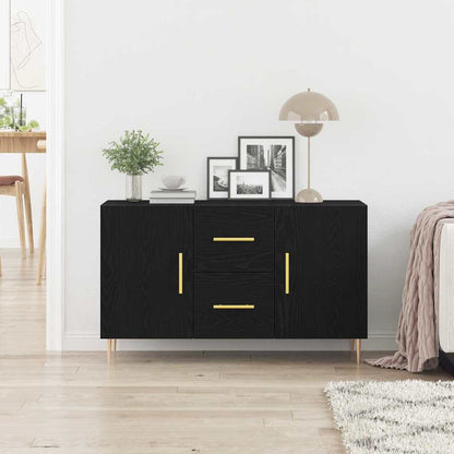Credenza Rovere nero 100 x 36 x 60 cm Legno multistrato