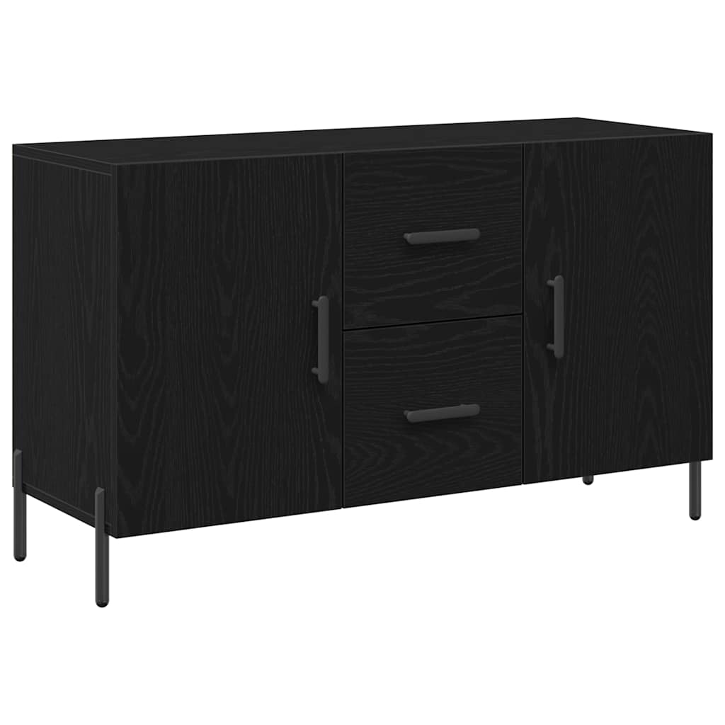 Credenza Rovere nero 100 x 36 x 60 cm Legno multistrato