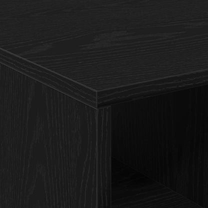 Tavolino da salotto con cassetto Rovere Nero 90 x 50 x 36.5 cm | homemem39