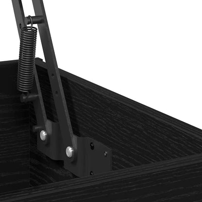 Tavolino da Caffè Rovere nero 90 x 44.5 x 45 cm