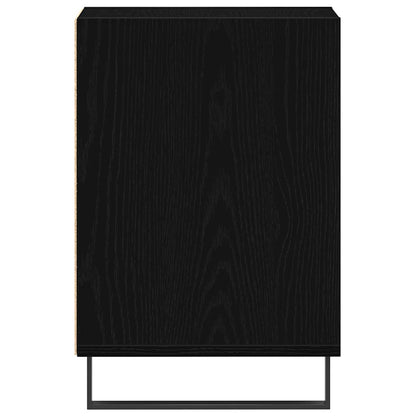 Mobile TV Rovere nero 100 x 35 x 55 cm Legno multistrato