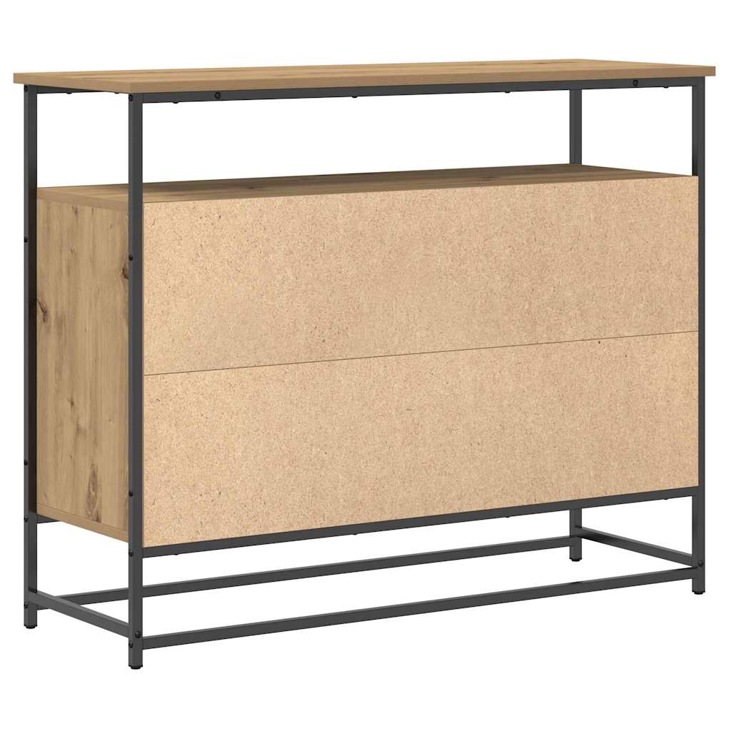 Credenza rovere artigianale 100 x 35 x 80 cm Legno multistrato