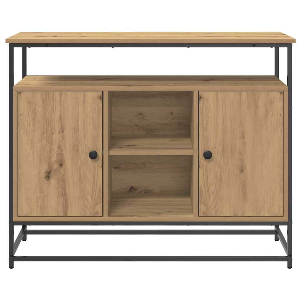Credenza rovere artigianale 100 x 35 x 80 cm Legno multistrato
