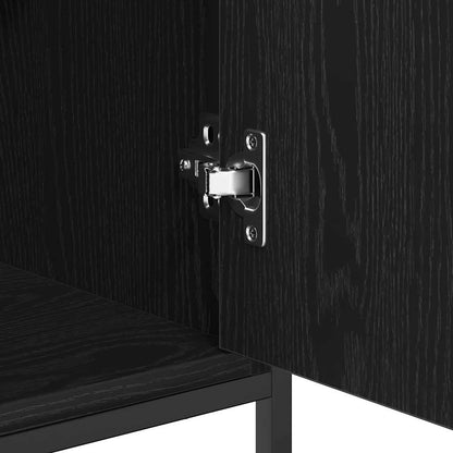 Credenza Rovere nero 69 x 35 x 80 cm Legno multistrato