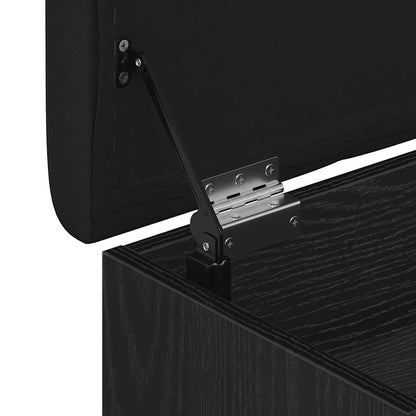 Panca per scarpe Nero 80 x 30 x 45 cm Legno multistrato