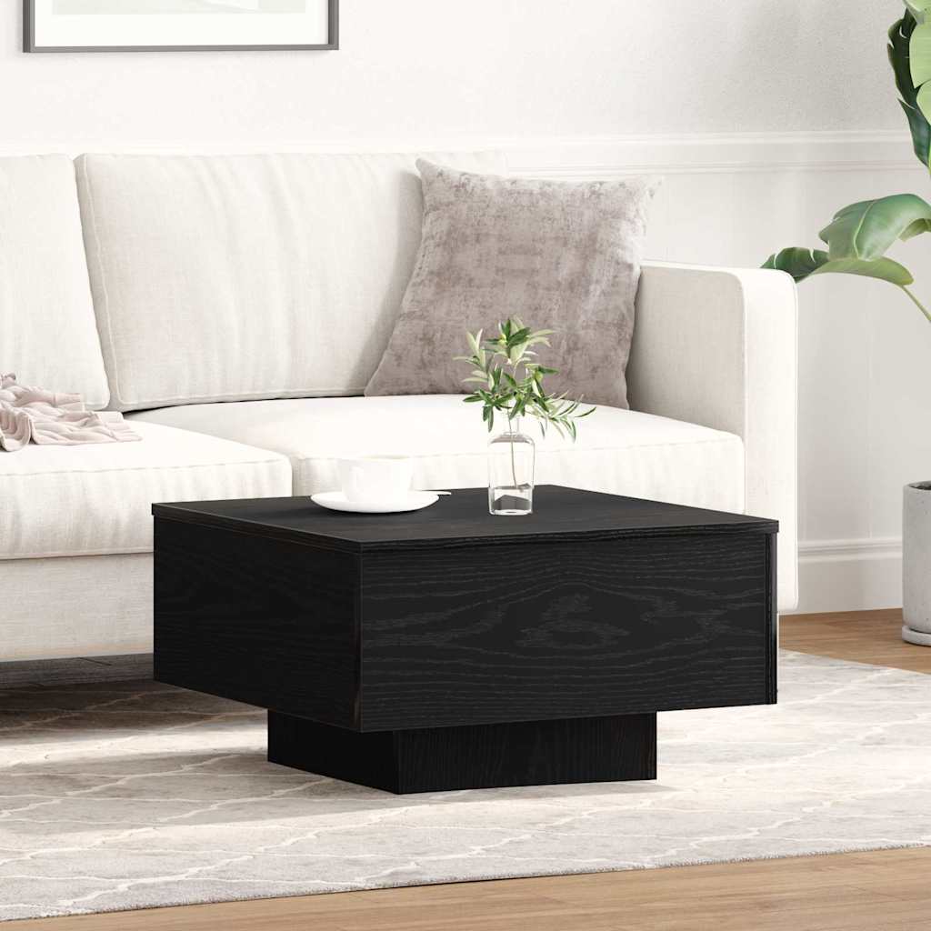 Tavolino da salotto Rovere Nero 55 x 55 x 31 cm | homemem39
