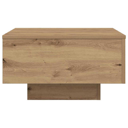 Tavolino da salotto Rovere artigianale 55 x 55 x 31 cm