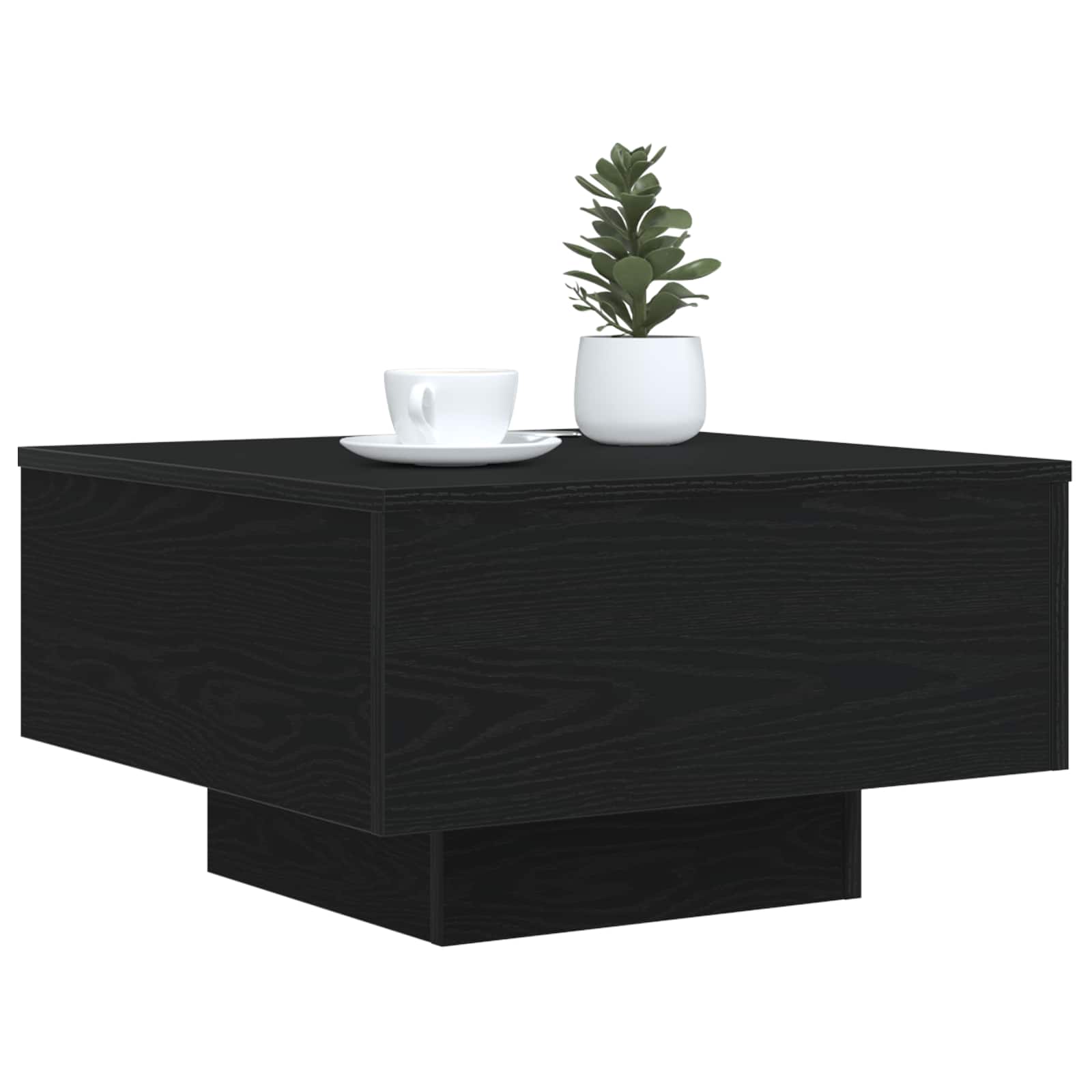 Tavolino da salotto Rovere Nero 55 x 55 x 31 cm | homemem39