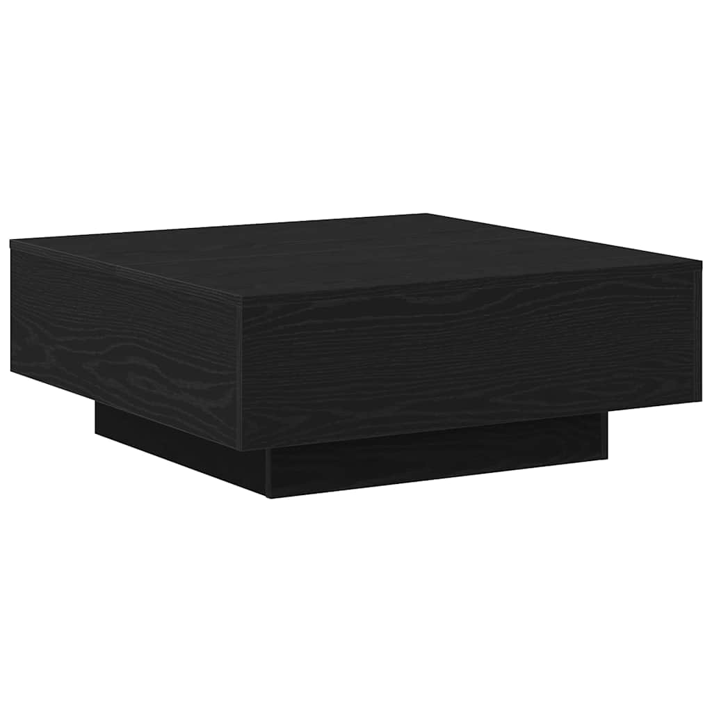 Tavolino da salotto Rovere Nero 80 x 80 x 31 cm | homemem39
