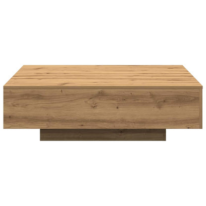 Tavolino da salotto rovere artigianale 100 x 100 x 31 cm