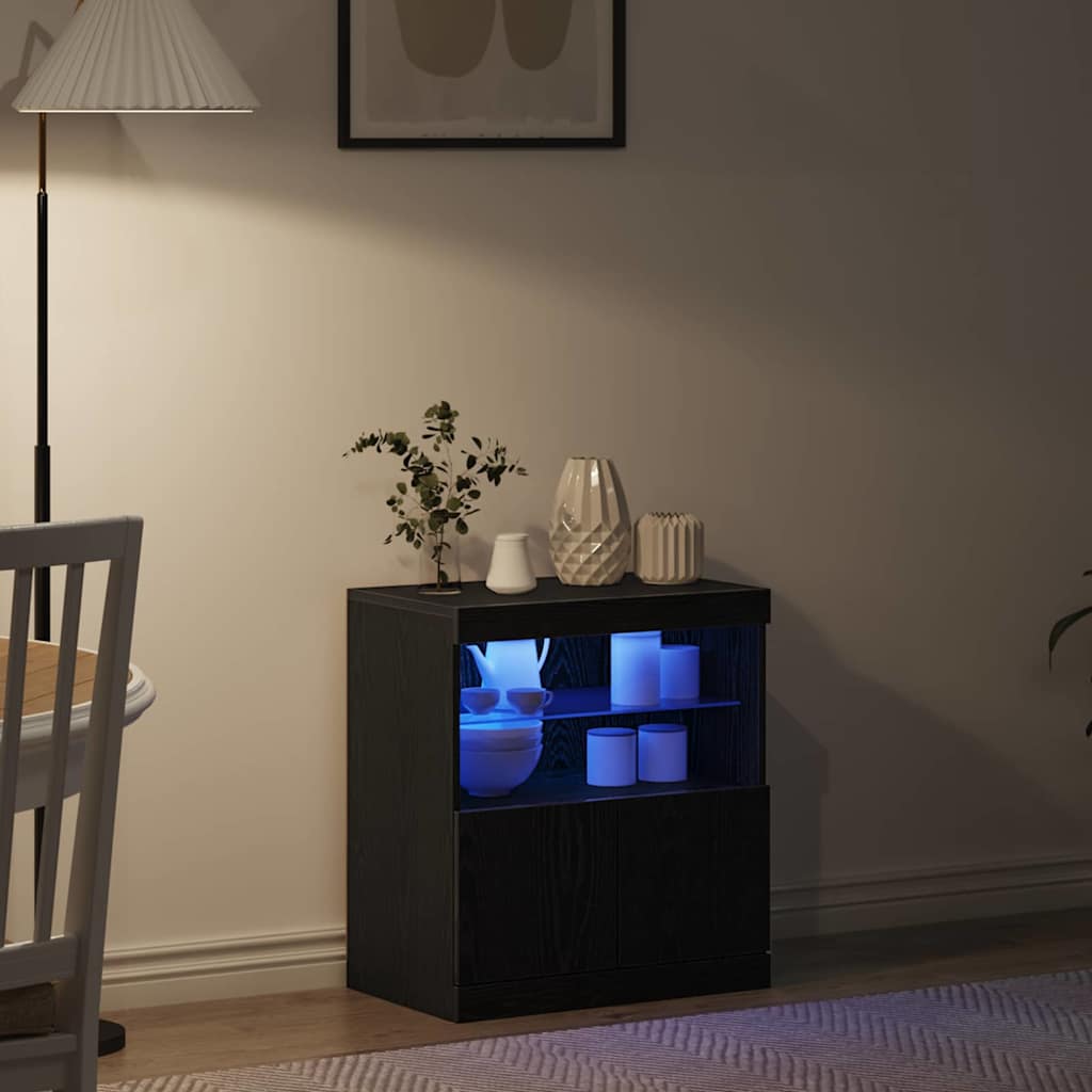 Credenza Nero 60 x 37 x 67 cm Legno multistrato