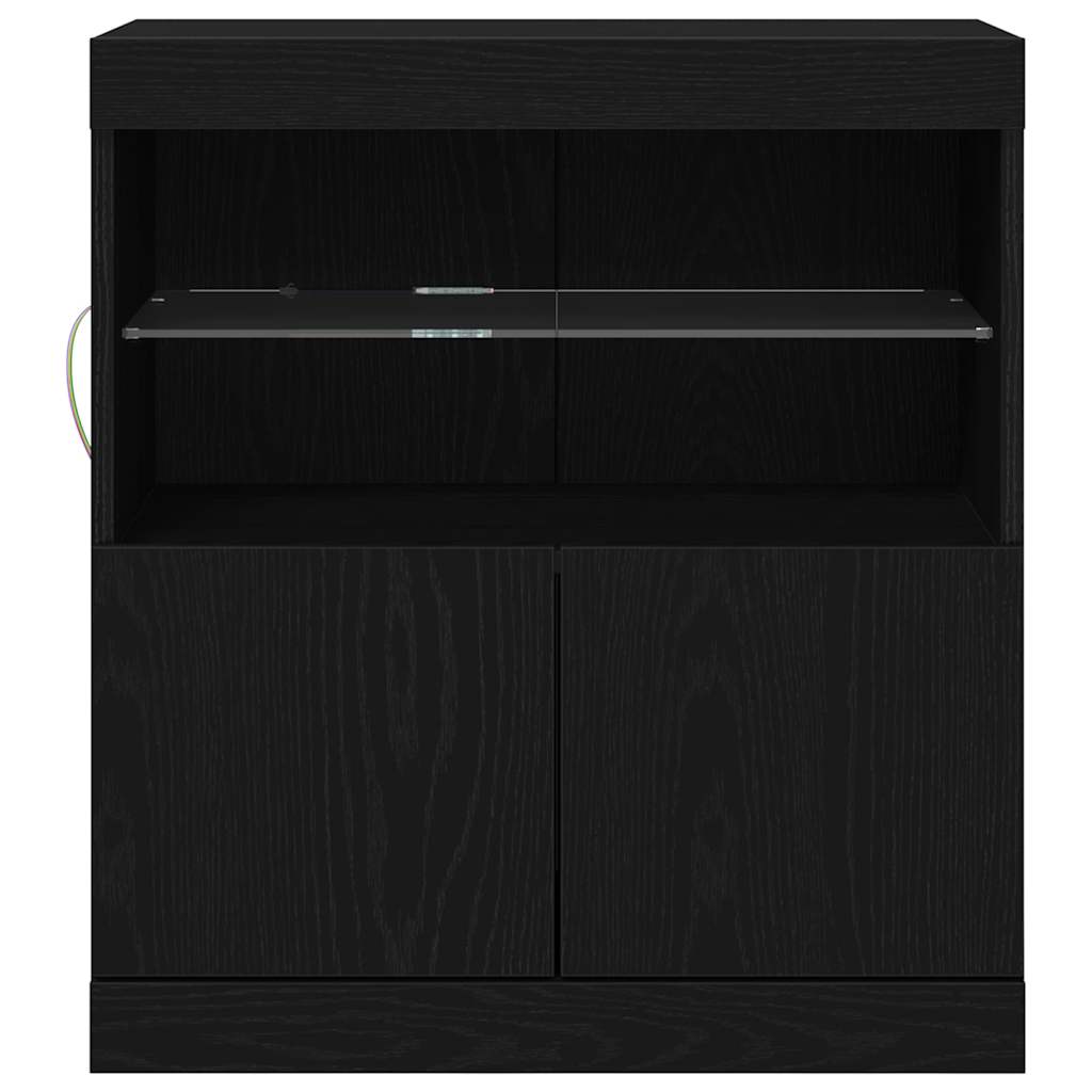 Credenza Nero 60 x 37 x 67 cm Legno multistrato