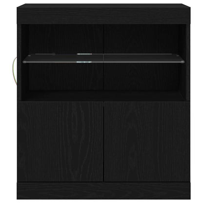 Credenza Nero 60 x 37 x 67 cm Legno multistrato