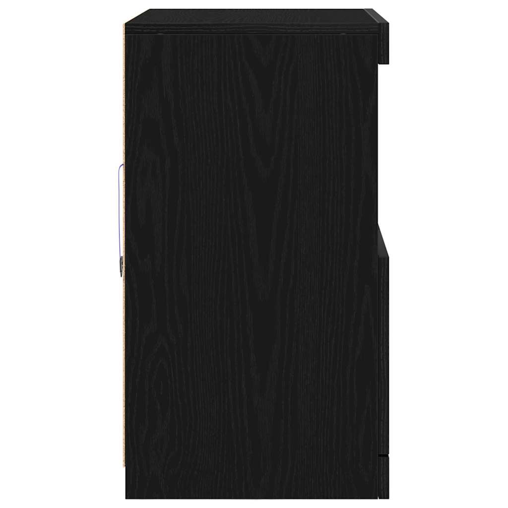 Credenza Nero 60 x 37 x 67 cm Legno multistrato