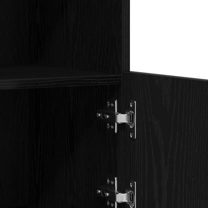 Madia LED Nero 81 x 37 x 66,5 cm Legno multistrato | homemem39