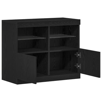 Credenza Nero 81 x 37 x 67 cm Legno multistrato