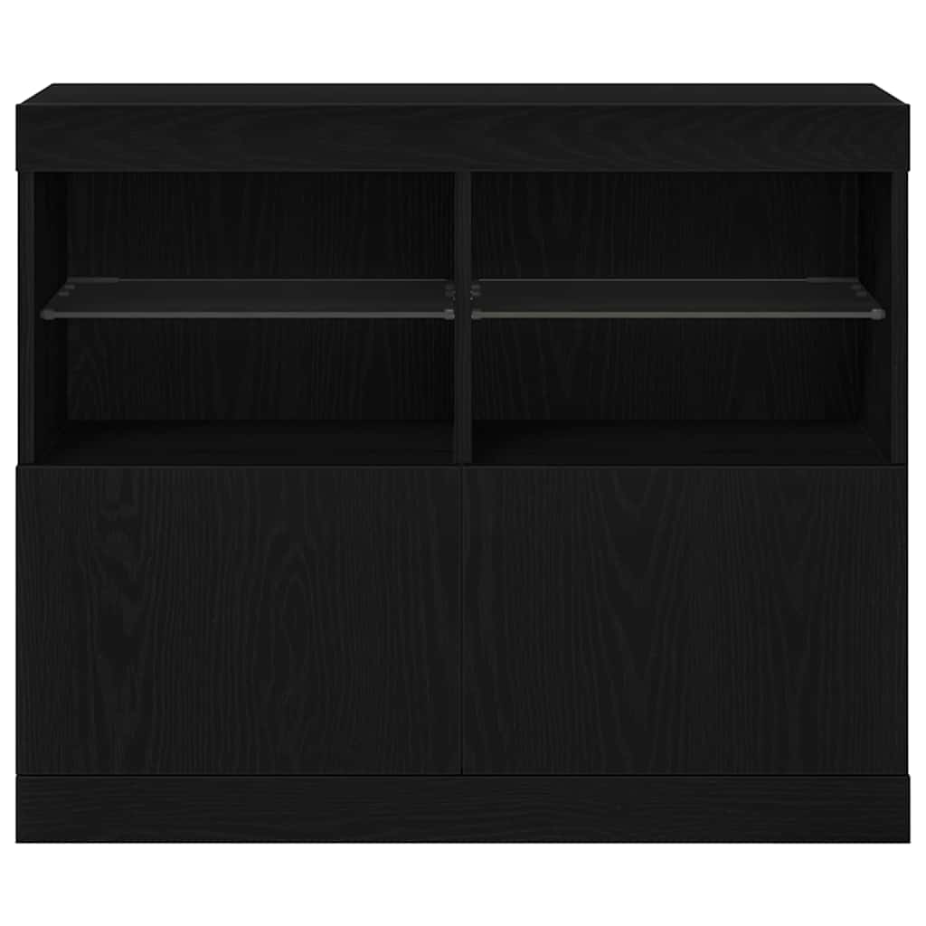 Credenza Nero 81 x 37 x 67 cm Legno multistrato