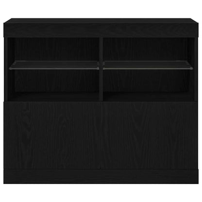 Credenza Nero 81 x 37 x 67 cm Legno multistrato