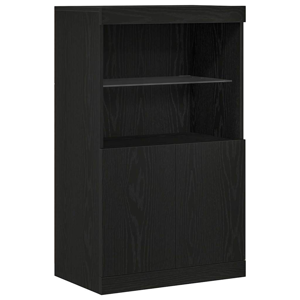 Credenza Nero 60 x 37 x 100 cm Legno multistrato