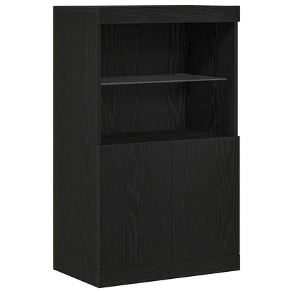 Credenza Nero 60 x 37 x 100 cm Legno multistrato