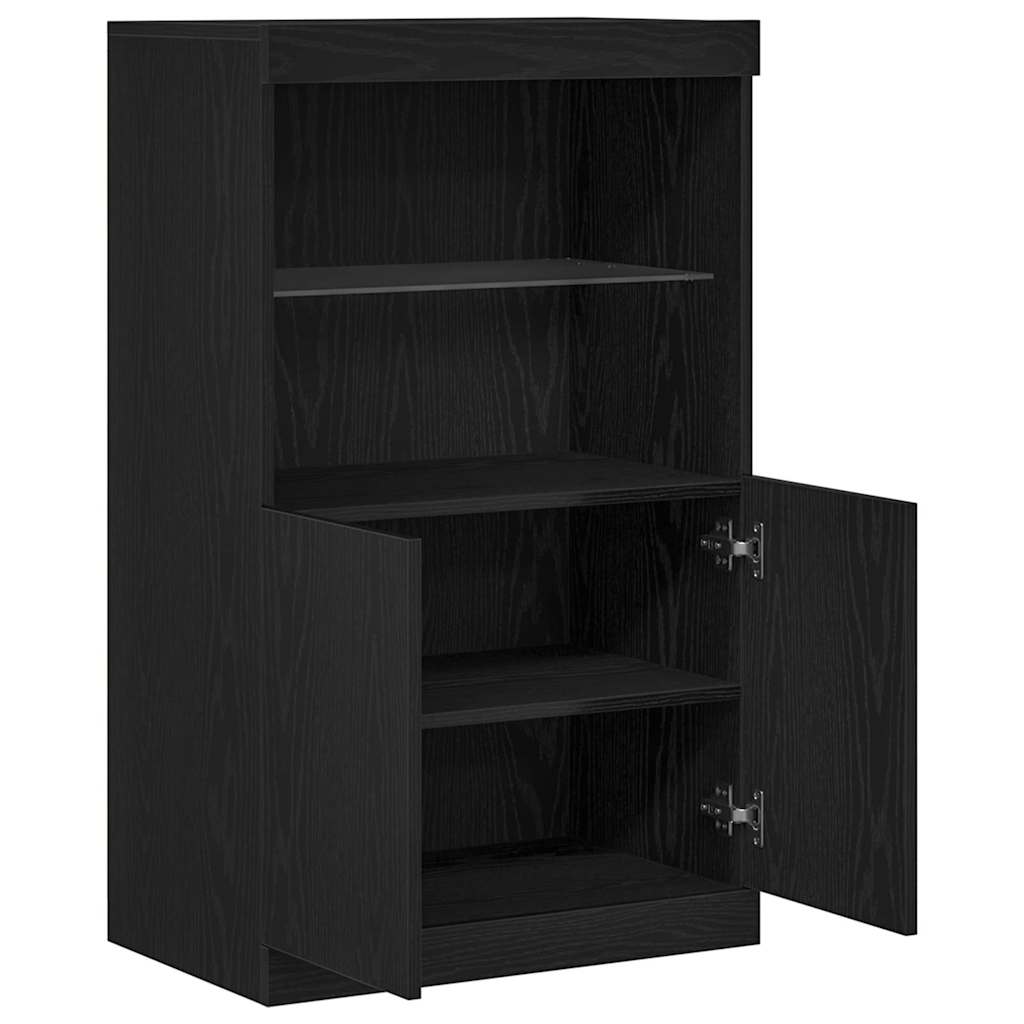 Credenza Nero 60 x 37 x 100 cm Legno multistrato