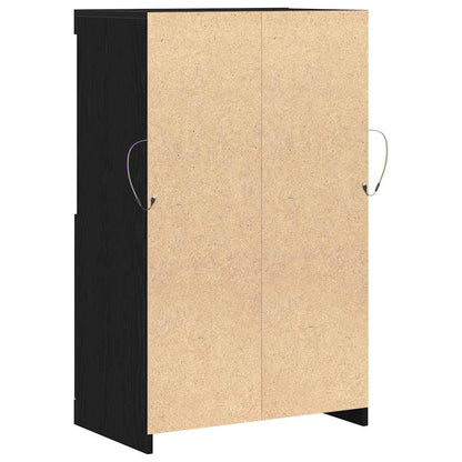 Credenza Nero 60 x 37 x 100 cm Legno multistrato