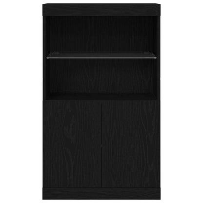 Credenza Nero 60 x 37 x 100 cm Legno multistrato