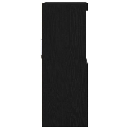 Credenza Nero 60 x 37 x 100 cm Legno multistrato