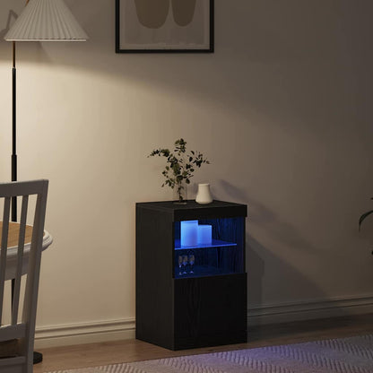 Credenza Rovere nero 41 x 37 x 67 cm Legno multistrato