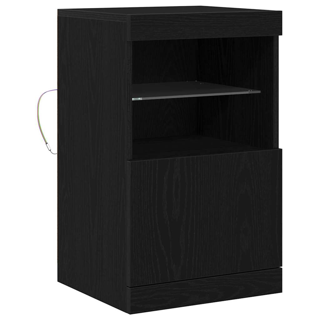Credenza Rovere nero 41 x 37 x 67 cm Legno multistrato