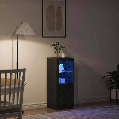 Credenza Rovere nero 41 x 37 x 100 cm Legno multistrato