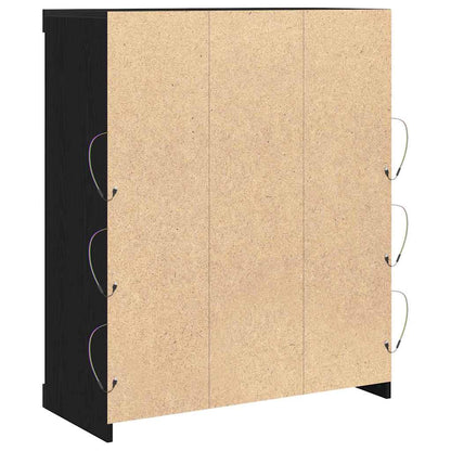 Credenza Rovere nero 41 x 37 x 100 cm Legno multistrato