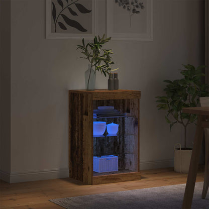 Madia LED Legno vecchio 41 x 37 x 67 cm Legno multistrato