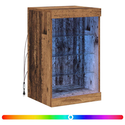 Madia LED Legno vecchio 41 x 37 x 67 cm Legno multistrato