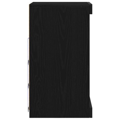 Credenza Rovere Nero 41 x 37 x 67 cm Legno multistrato