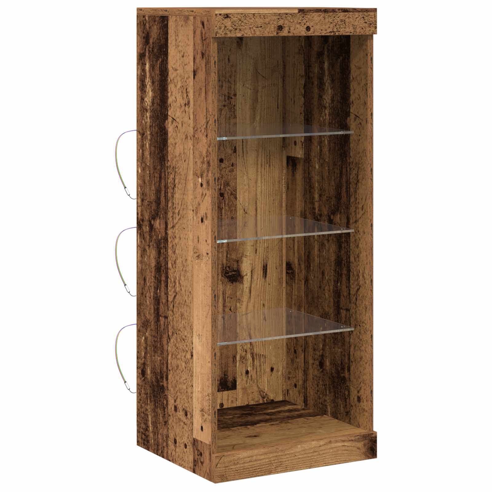 Madia LED Legno vecchio 41 x 37 x 100 cm Legno multistrato | homemem39
