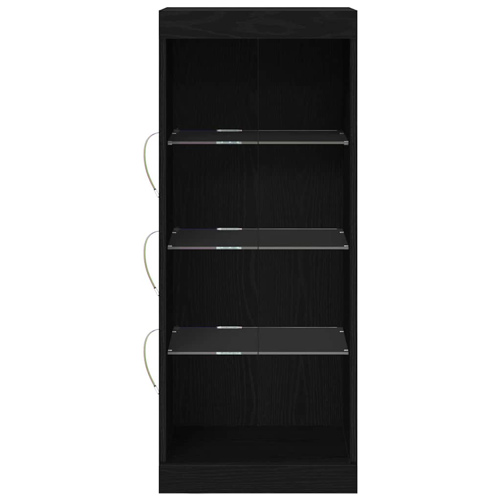 Credenza Rovere nero 41 x 37 x 100 cm Legno multistrato