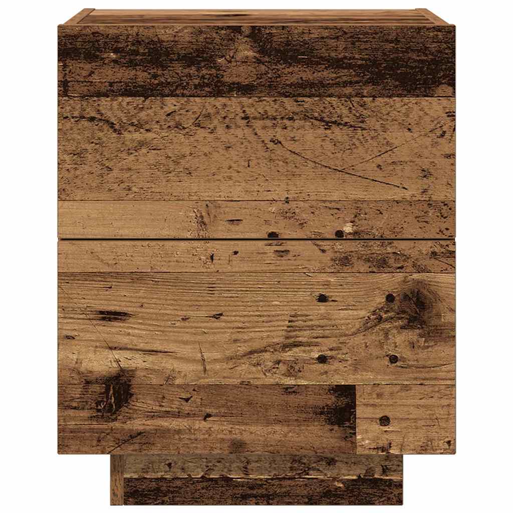 Armadio da Notte 2 pcs Legno vecchio 45 x 40 x 55 cm | homemem39