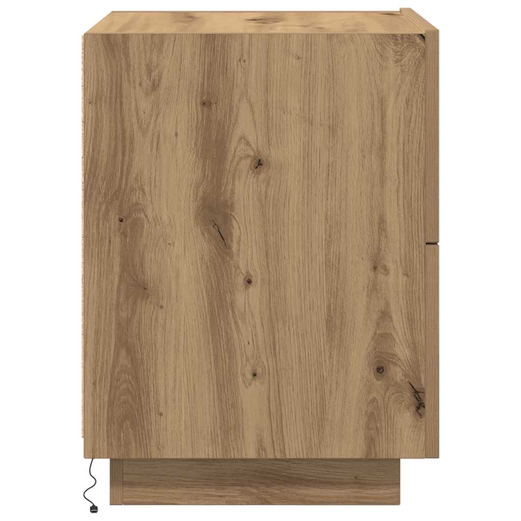 Armadio da Notte Rovere artigianale 45 x 40 x 55 cm | homemem39