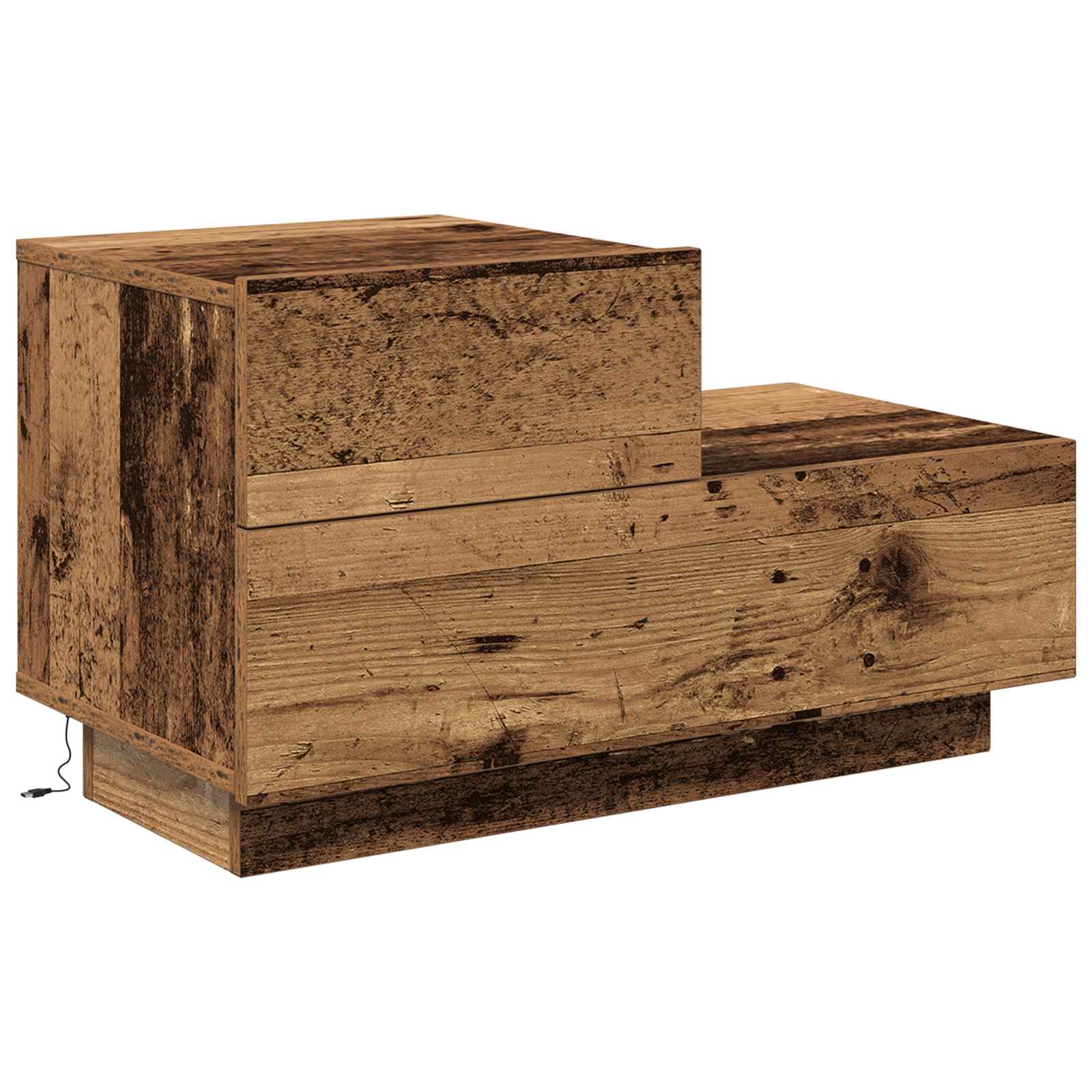 Armadio da Notte con cassetto Legno vecchio 70 x 36 x 40,5 cm | homemem39